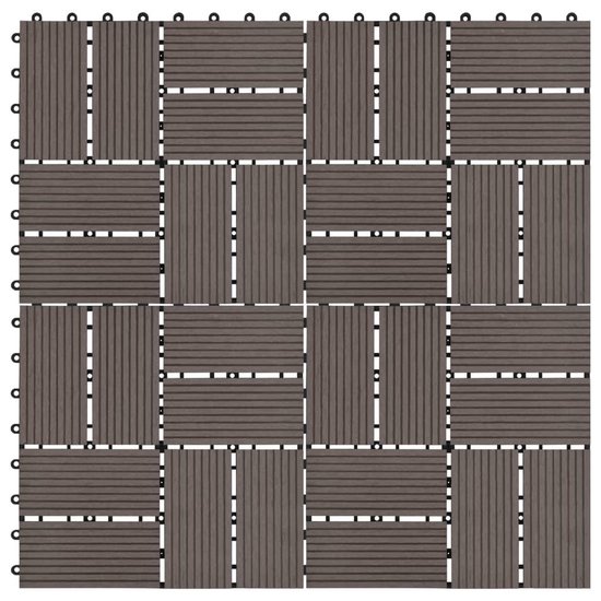 vidaXL-Terrastegels-30x30-cm-1-m²-HKC-donkerbruin-11-st