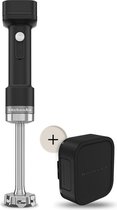 Kitchenaid staafmixer - Kitchenaid Go - Draagbare staafmixer met mengbeker 700 ml - met batterij - Zwart