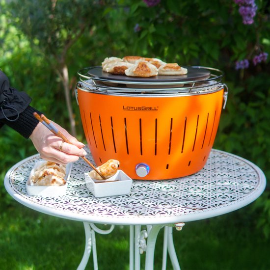 LotusGrill Classic Tafelbarbecue - Ø350 mm - Oranje van LotusGrill — afbeelding 5