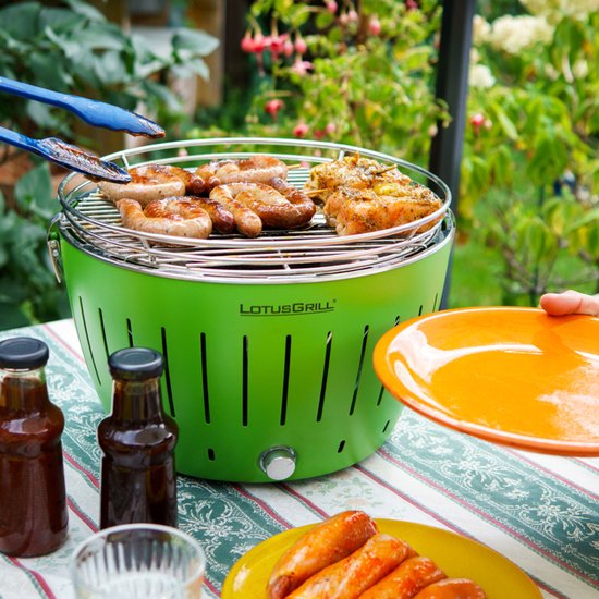 LotusGrill Classic Tafelbarbecue - �0mm - Groen van LotusGrill — afbeelding 4