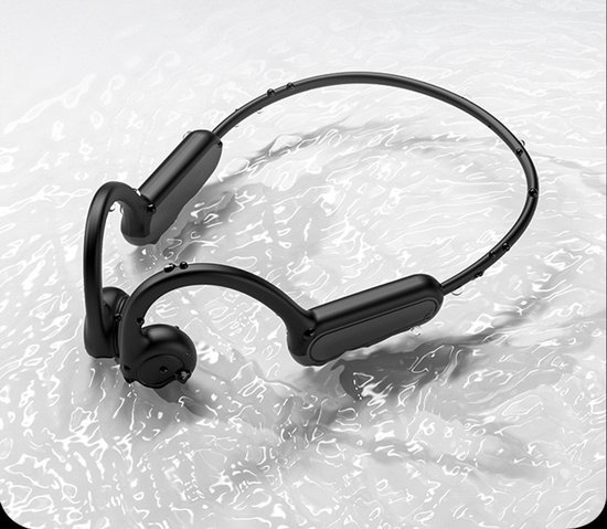 Casque à conduction Bone - Écouteurs à conduction Bone - Écouteurs Bone - Écouteurs de Sport - Écouteurs de Sport - Bluetooth 5.3 - Convient à tout smartphone-noir
