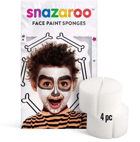 Snazaroo Halve Maan Sponsjes 4 Pack