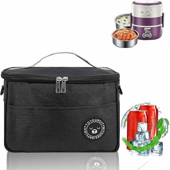 1 stuk - Lunchtas - Lunch Bag - Picknicktas - Koeltassen - Koeltas geïsoleerde lunchtas van Gadgy — afbeelding 3