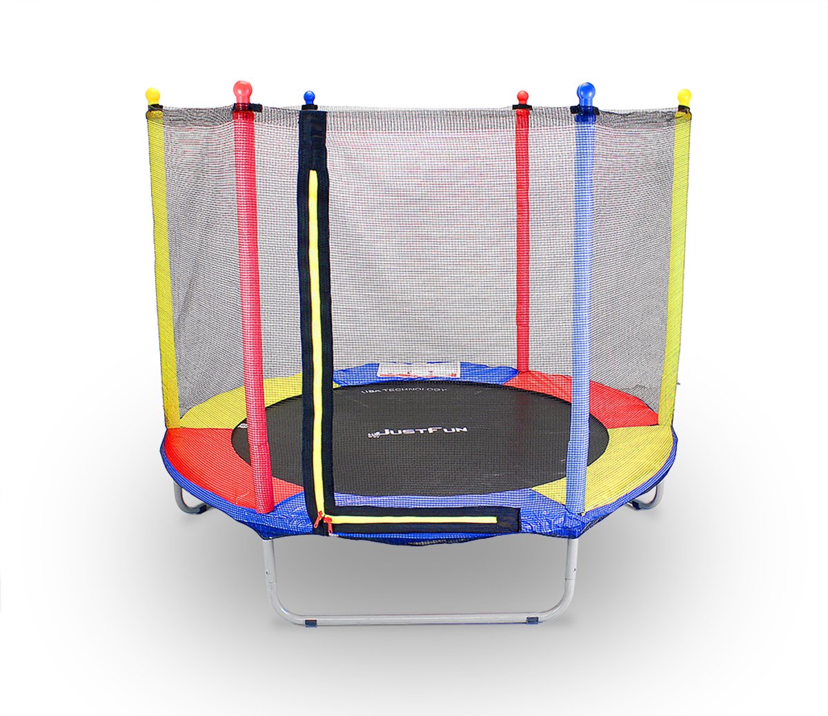 RECREATIETRAMPOLINE VOOR KINDEREN 152 CM JUST FUN MULTICOLOUR