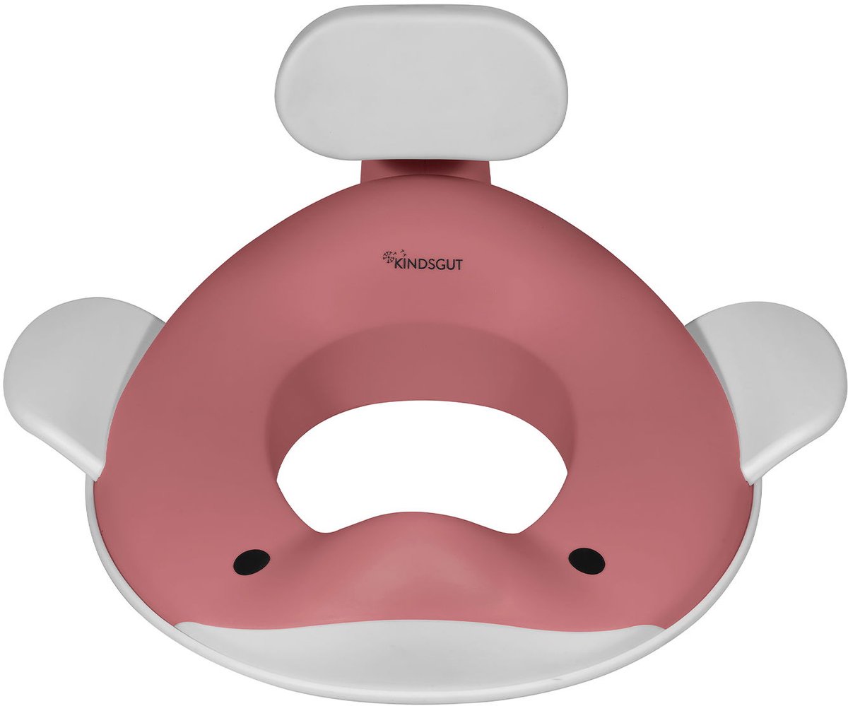 Kindsgut - WC verkleiner - Roze - Walvisdesign - Antislip functie - Jongens & Meisjes - Comfortabel ontwerp WC bril verkleiner