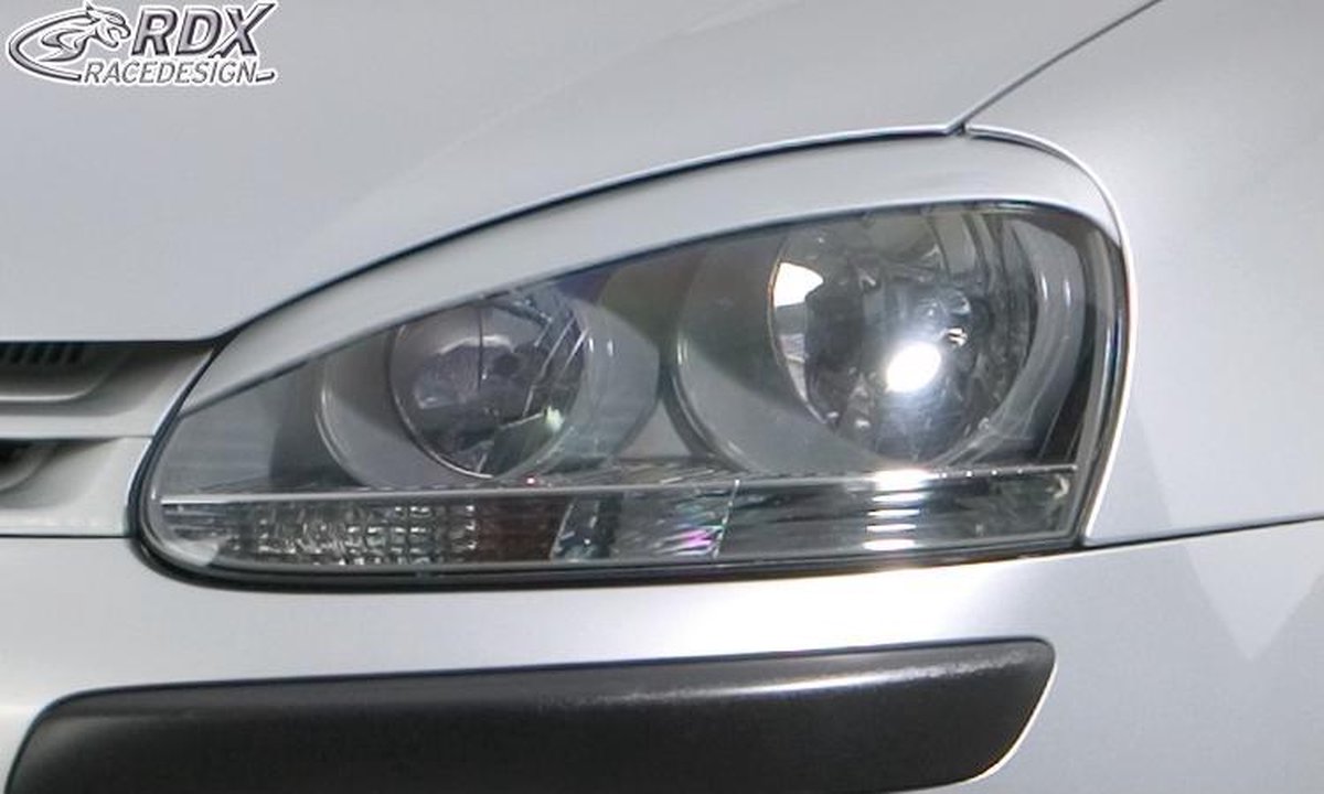 RDX Racedesign Koplampspoilers passend voor Volkswagen Golf V 2003-2008 & Jetta 2005-2010 'X-Treme' (ABS)