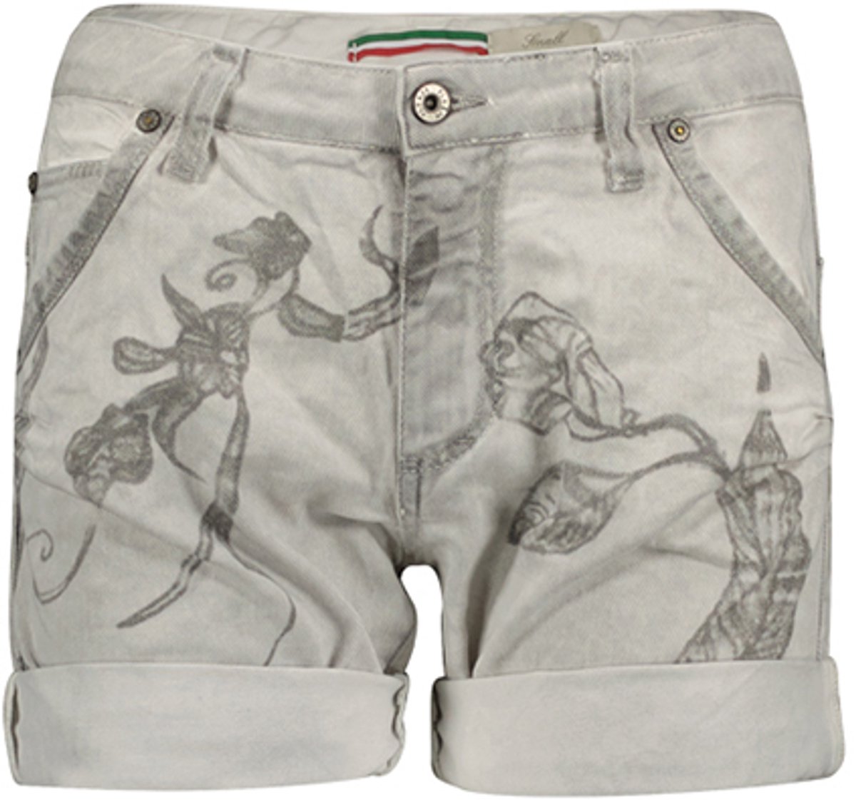 Denim short Please grijs mt L-40