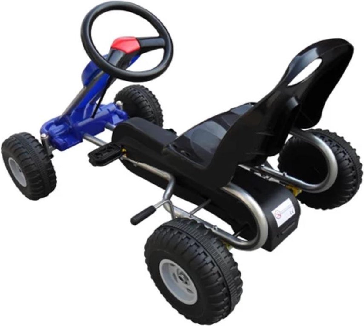 vidaXL Skelter met pedalen blauw — afbeelding 3