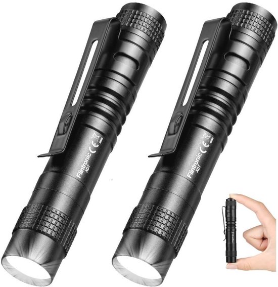 Mini Zaklamp 35 inch Pocket LED Zaklamp - Ultra Heldere Waterdichte Zaklamp voor Huishouden Werkplaats - Reparatie Wandelen - Aangedreven door 1* AAA