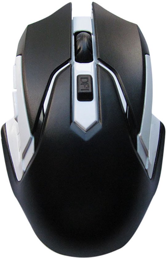 Bluetooth Draadloze Muis – 2.4GHz – Ergonomisch – 6 Knoppen – Verstelbare DPI 800-3200 – USB Nano-ontvanger – Voor Windows/Mac/PC/Laptop - Grijs