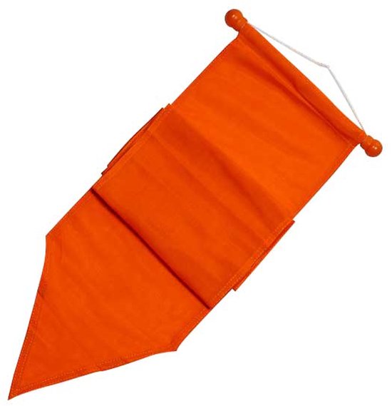 Wimpel Oranje 175cm - Voor vlag 100x150cm aan huis - Koningsdag - Versiering