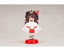 APEX Genshin Impact PVC Statue Hu Tao Chibi Chara Yurayura Stand Ver. (re-run) 10 cm Beeld