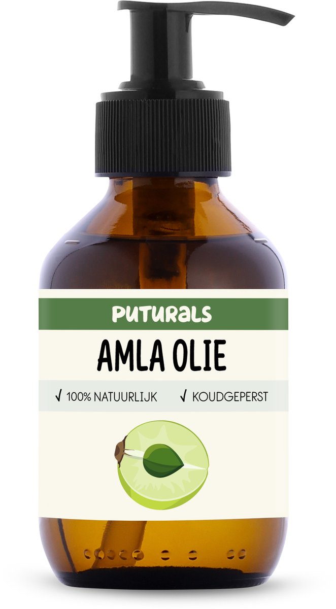 Goedkoopste Puturals Amla Oil 100 Natuurlijk - 150ml - Koudgeperst en Puur - Amla Olie voor Haar en Huid