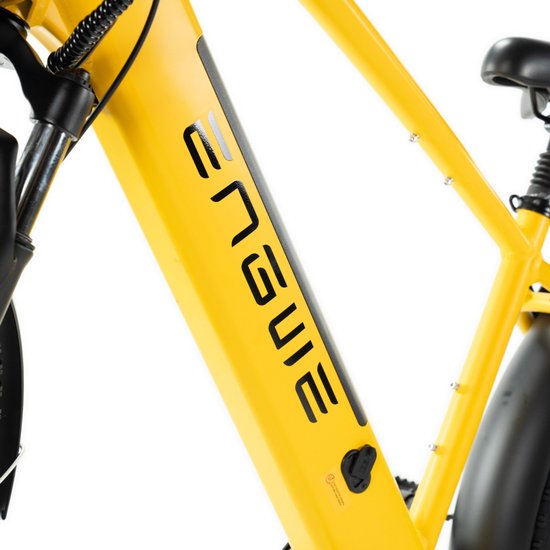 ENGWE E26 Elektrische Fatbike - E-bike - Hoge Instap - 26 Inch - 250W Motor - 7 Versnellingen - 140 km Actieradius - Hydraulische Schijfremmen - Geel van ENGWE — afbeelding 3