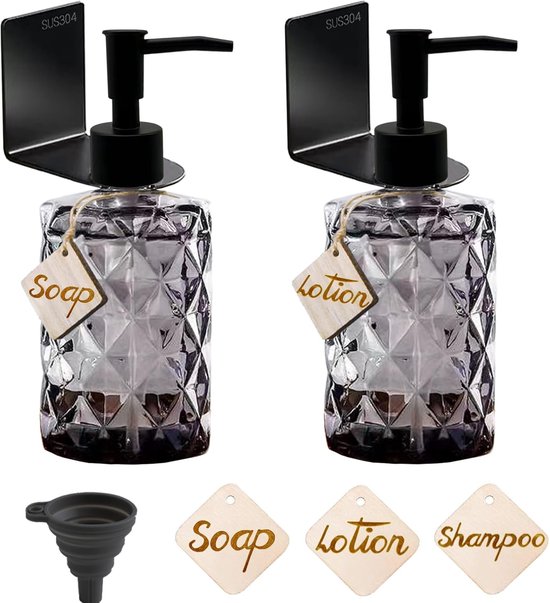Combinatie set Spoelbak met keukenkraan en zeepdispenser mat zwart