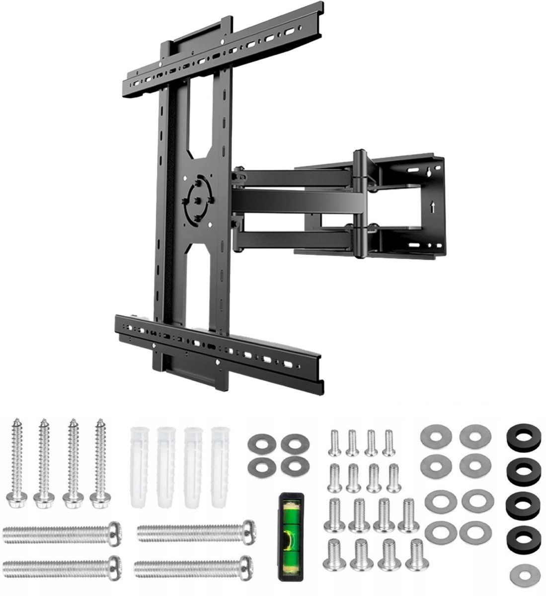 A-PEQ DY5595 Premium Draaibare, Kantelbare & Roterende TV Muurbeugel 55-95 Inch | Ultieme flexibiliteit | Max. 75 kg