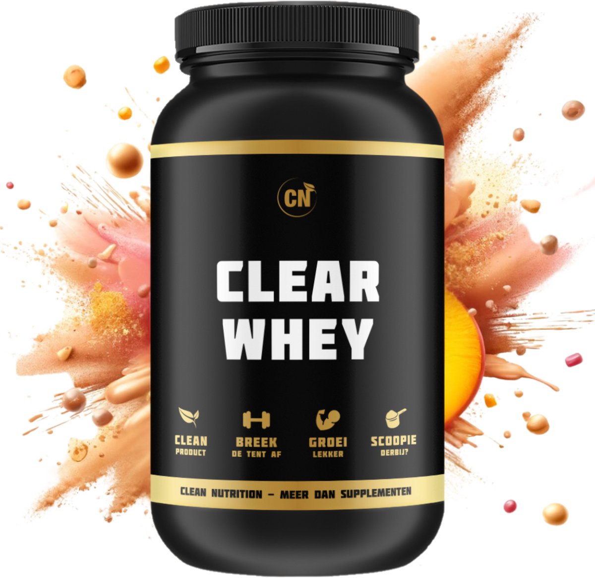 Goedkoopste CN Supplements Clear Whey - Golden Apple - Eiwit Limonade - Proteine poeder - 500 gram - 20 Shakes