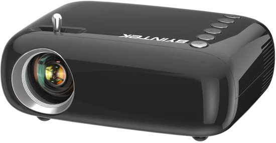 Byintek SKY K6 - Draagbare LCD Projector - Full HD Ondersteuning - Digitale Zoom 50-100% - WiFi & Bluetooth - Ingebouwde HiFi Speaker - Geschikt voor iOS/Android