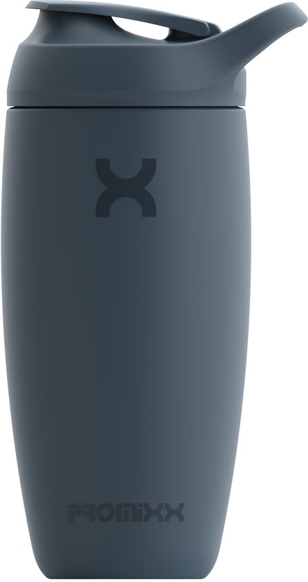 PROMiXX PURSUIT RVS Shakebeker 550ml - 100% Lekvrij - Proteïn Shaker - Shake Beker - BPA-vrij - Dubbelwandige Isolatie - Midnight Blue