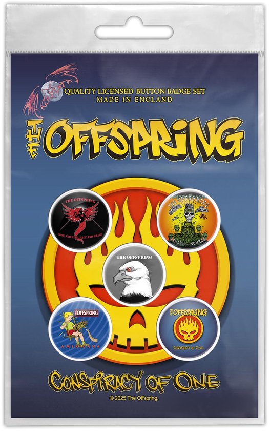 The Offspring Conspiracy Of One Unisex Badge - meerkleurig - Standard