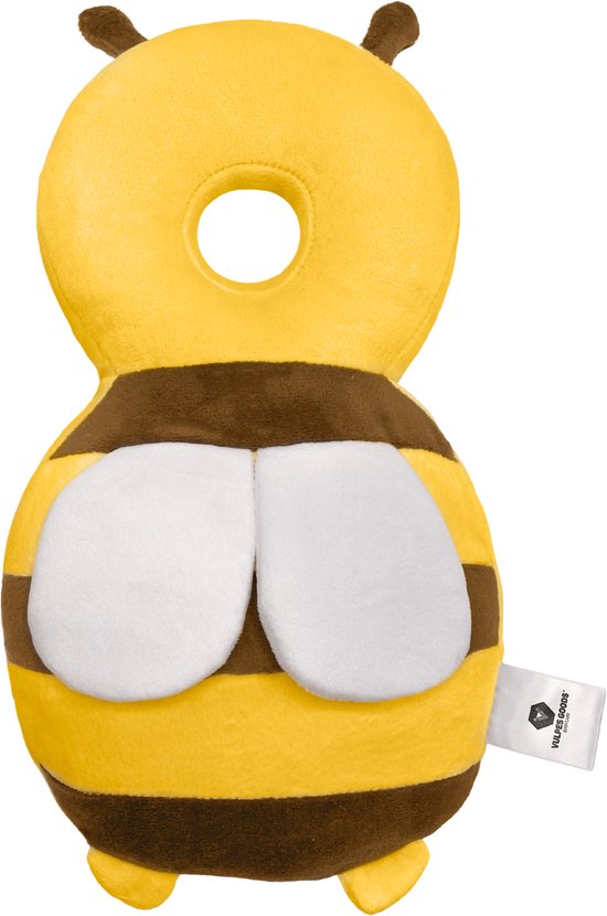 Vulpes Goods® BabyCare - Baby Hoofdbeschermer - Baby Valkussen - Baby Veiligheidskussen - Valrugzak - 3D Ademend - Veilig leren lopen - Bij