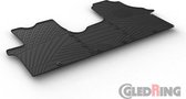 Gledring Rubbermatten passend voor Renault Traffic / Opel Vivaro 2014-2019 (TK profiel 3-delig + montageclips)