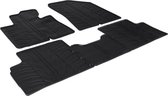 Gledring Rubbermatten passend voor Kia Carens 2013- (T profiel 4-delig + montageclips)