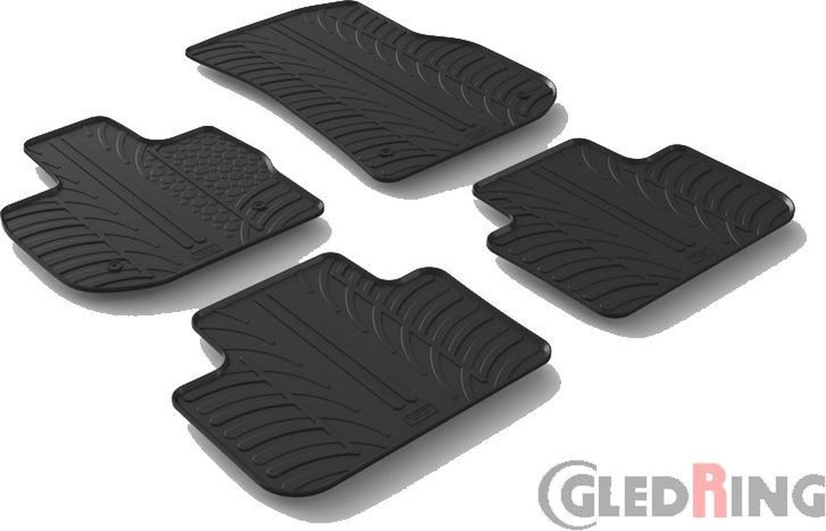 Rubber Mattenset Achterzijde | X3 (F25), X4 (F26) | Ekris BMW Web