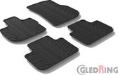 Gledring Rubbermatten passend voor BMW X3 (G01) 11/2017- (T profiel 4-delig + montageclips)