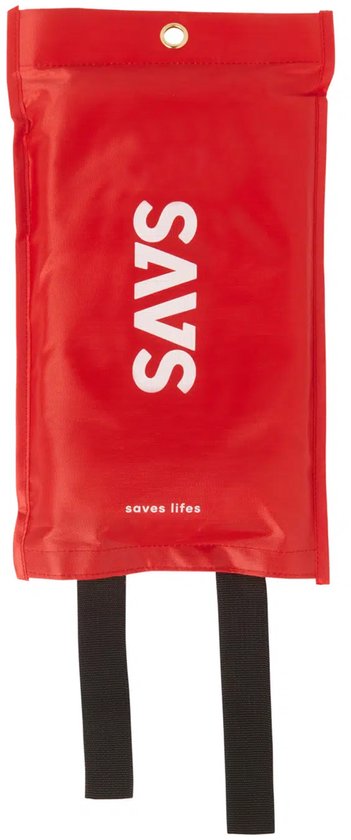 SAVS Blusdeken met ophanghaak - 100 x 100 cm - Branddeken voor o.a. thuis & keuken - Handig ophangoog