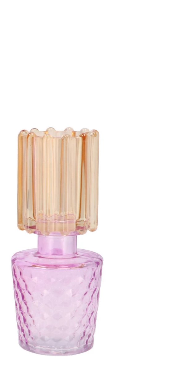 Bicolore dreamy pastel mix vase 8x17cm