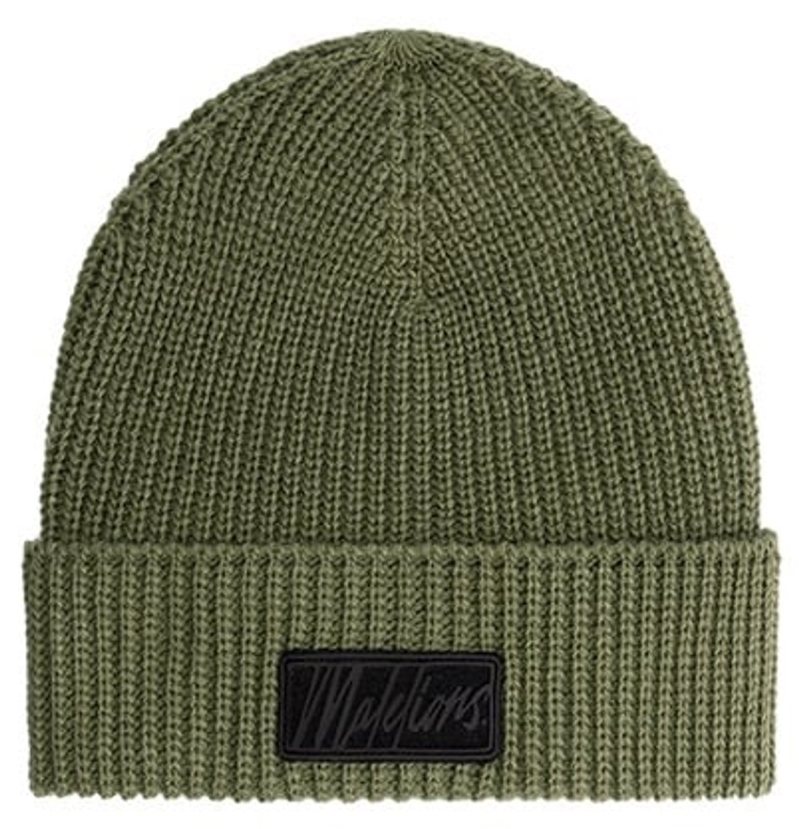 Malelions Men Ribbed Logo Beanie