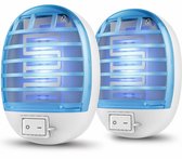 Twenty4seven® Anti Muggenlamp 2 Stuks - Elektrische Muggenvanger - Insectenlamp - Muggenstekker - Vliegenvanger Elektrisch - Vliegenlamp voor Binnen & Buiten