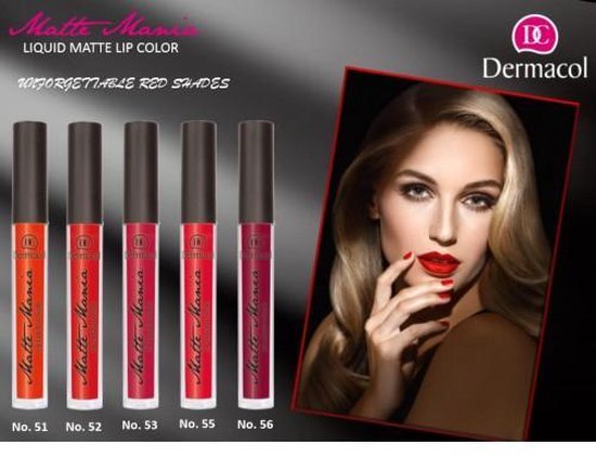 Rouge à lèvres Dermacol Matte Mania 3,5 ml | bol.com