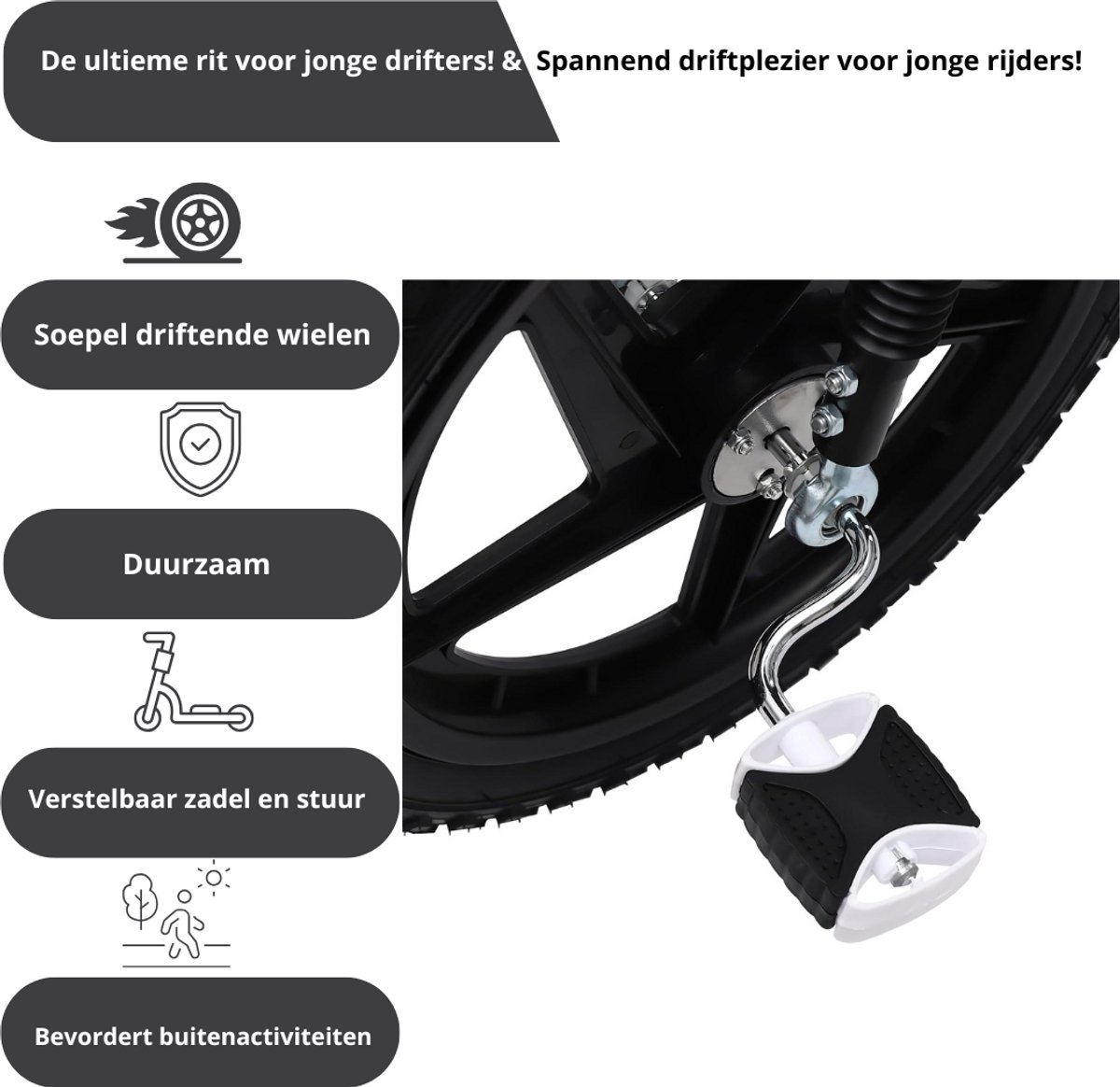 Vind drift trike in Speelgoed | Buiten | Accuvoertuigen op