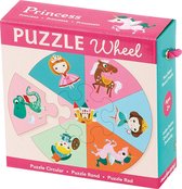 Mudpuppy ronde puzzel Prinses - 7 stukjes