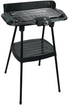 Bol.com 2 in 1 elektrische grill vrijstaand en tafelmodel 46 x 23 cm aanbieding