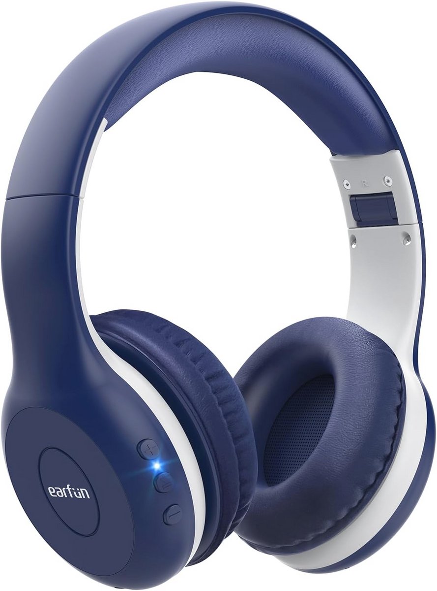 Bluetooth Hoofdtelefoon voor Kinderen - Veilig Geluid, Draadloos, 40 Uur Batterij, Opvouwbaar en Verstelbaar