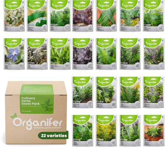 Kruidenzaden pakket - 22 culinaire soorten
