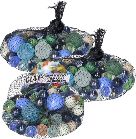MaRécréation – Set De 2 Billes Monde En Verre – 6 Cm Et 3 Cm – Continents Dépolis – Sans Support – Décoration Ou Cadeau