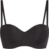Hunkemöller Dames Lingerie Voorgevormde strapless beugel-bh Smooth - Zwart - maat A75