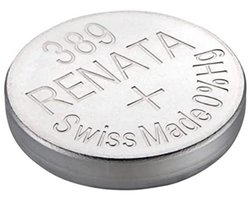 Renata 389 SR1130W zilveroxide knoopcel horlogebatterij 2 (twee) stuks