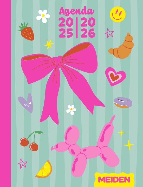 MEIDEN Schoolagenda - Schoolagenda 2025-2026 - Agenda 2025-2026 - Schoolspullen - Meisjes - Meisje - Cadeau - Kinderen - BFF - Organizer - School Spullen - Schoolagenda's - Planner - 2025 - 2026 - Knutselen Meisjes - Meisjes Speelgoed
