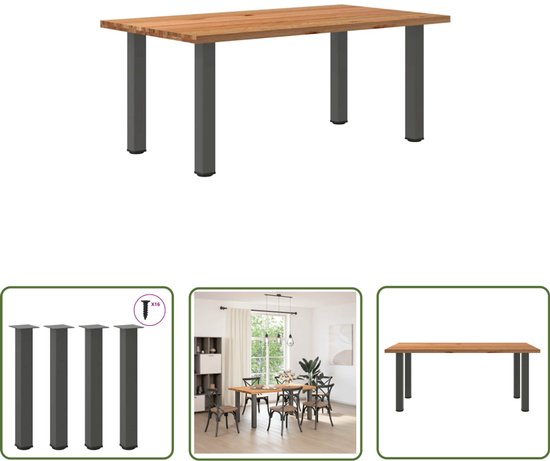 vidaXL Eettafel Panama 160x80x75 cm massief grenenhout wit, eetkamertafel, keukentafel, restauranttafel, tafel, eettafel, eetkamermeubels