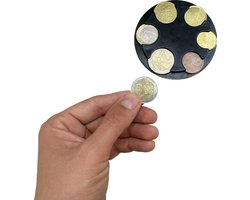 Euromunten Houder – Munten Organizer voor Auto, Kassalade of Bureau – 1 & 2 Euro - 3BMT®