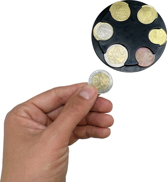 Euromunten Houder – Munten Organizer voor Auto, Kassalade of Bureau – 1 & 2 Euro - 3BMT®