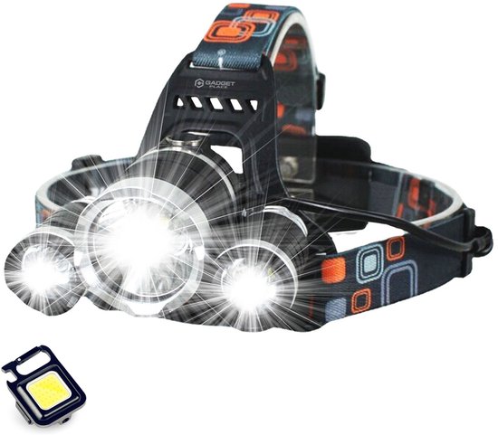 Gadgetplace Hoofdlamp Pro LED Oplaadbaar