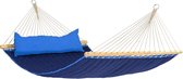Hangmat Tweepersoons 'American' Blue (Blauw) | Bijpasende opbergtas | 180 KG | 1% For The Planet | Tropilex