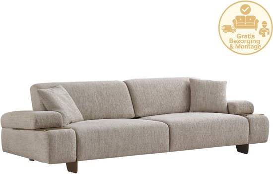 Lina® - Dear Sofa - Canapé 2 places moderne - Tissu lin