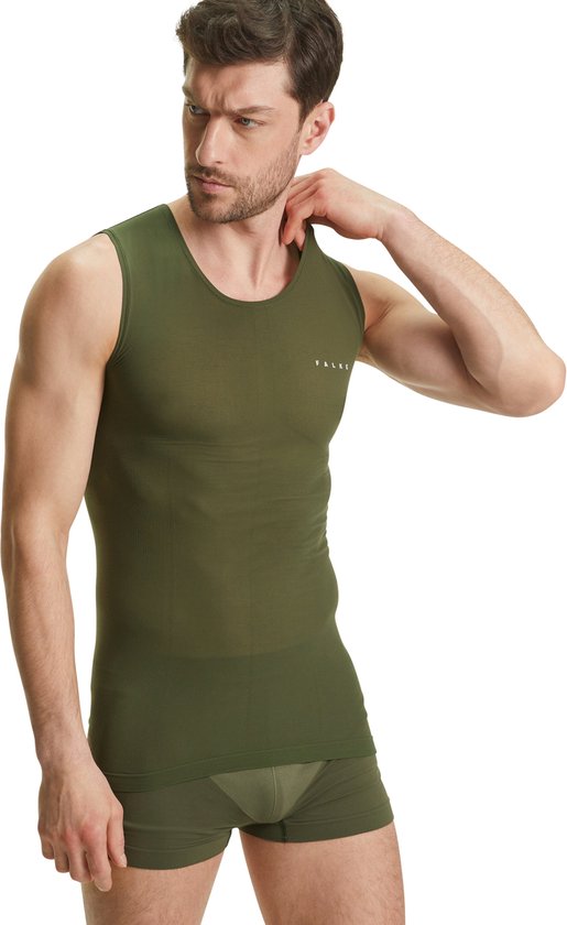 FALKE débardeur homme Ultralight Cool - chemise thermique - vert (herbe) - Taille : L